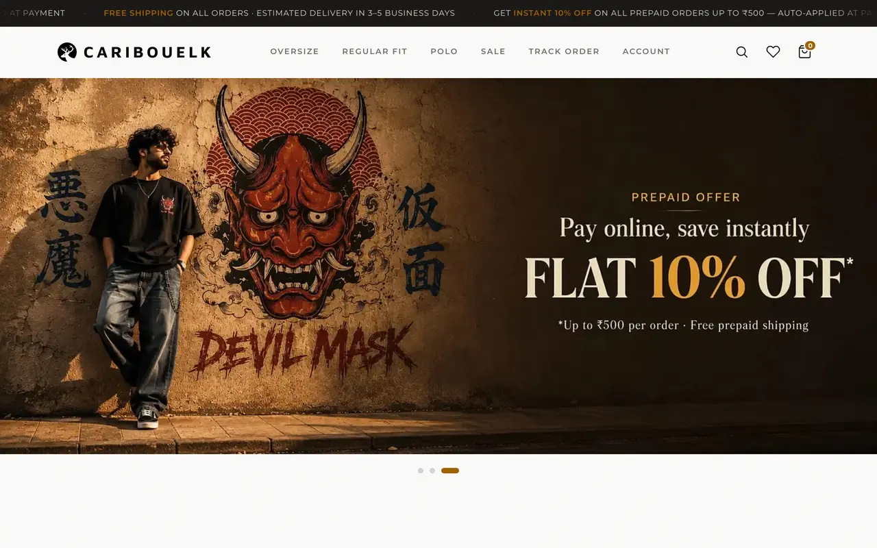 The home page of caribouelk.com